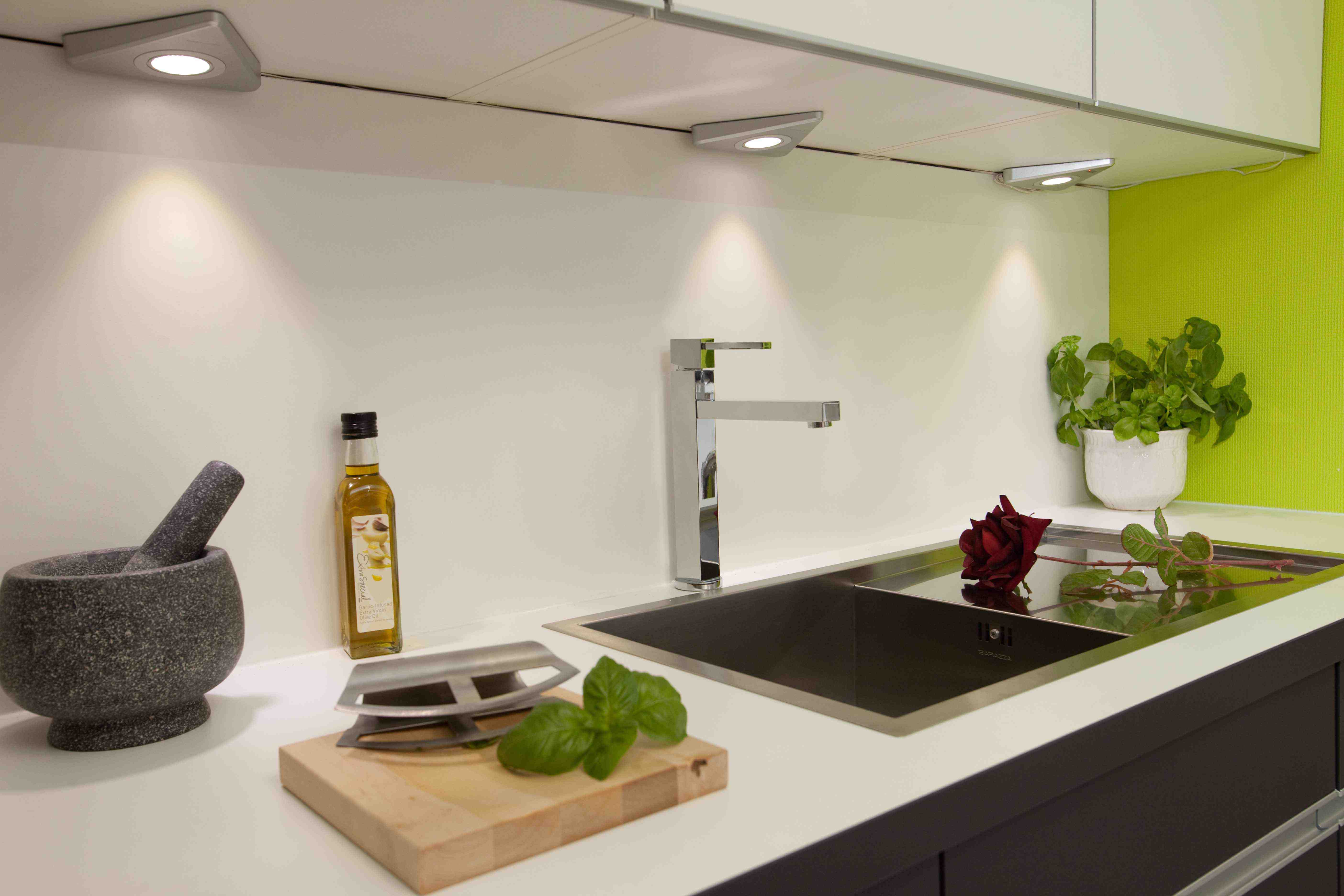 What To Choose And Where To Put It The Kitchen Think   HD LED Triangle Light Task Light From Sensio 