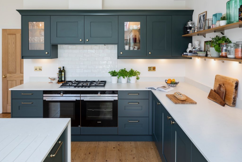 Green Shaker-Style Kitchen by Sheraton Interiors - The Kitchen Think