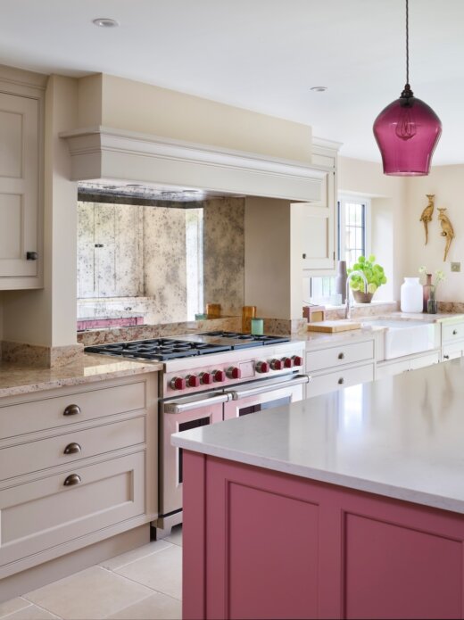 The Perfect Pink Kitchen by Martin Moore - The Kitchen Think